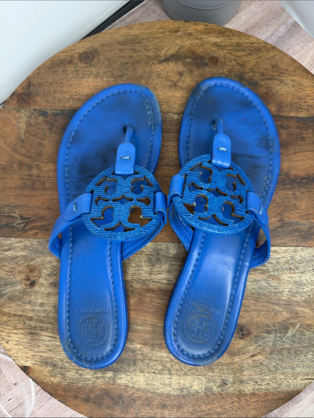 Tory Burch Blue Sandals - Size: 8.5 - Picture 5 of 7